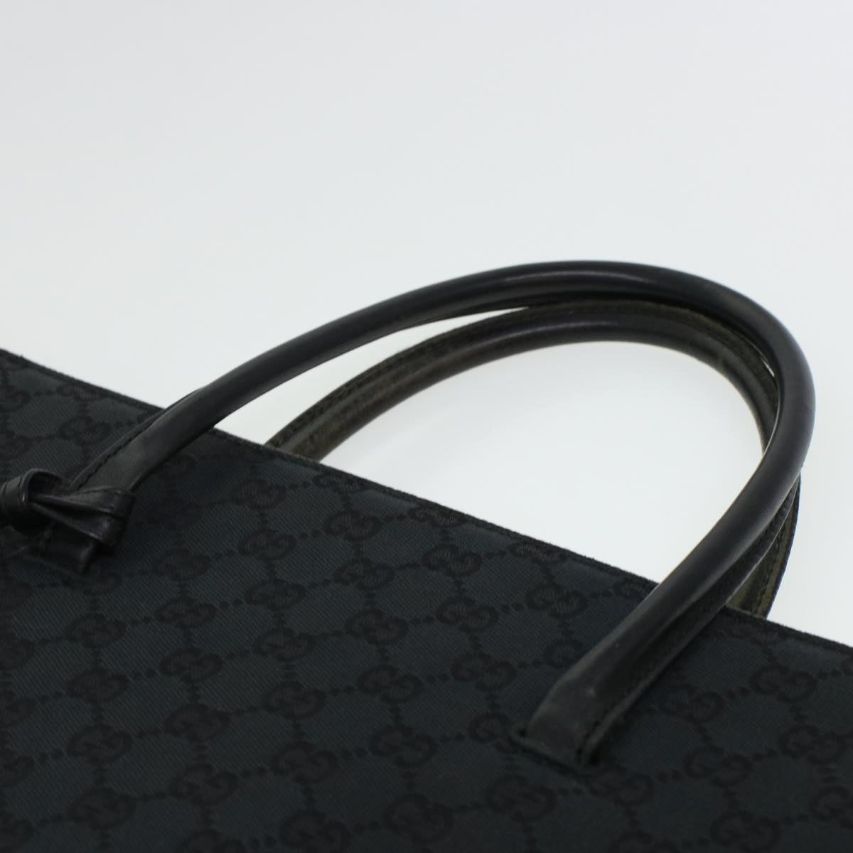 GUCCI GG Canvas Business Bag Black 0153708 Auth bs5512