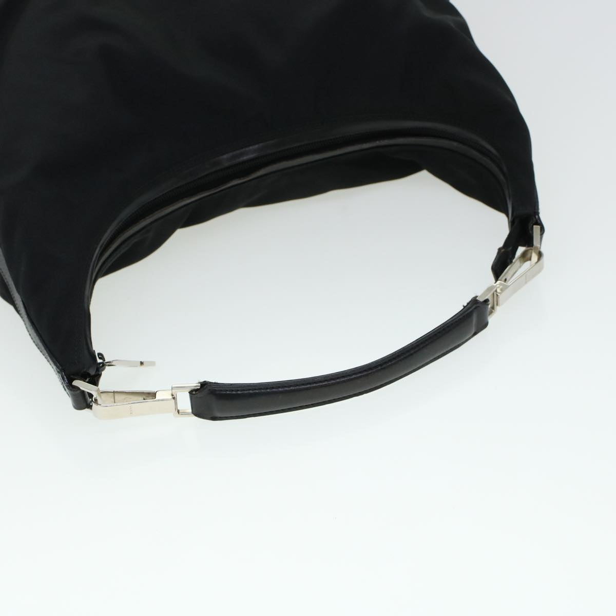 GUCCI Shoulder Bag Nylon Black 0011955002058 Auth bs5513