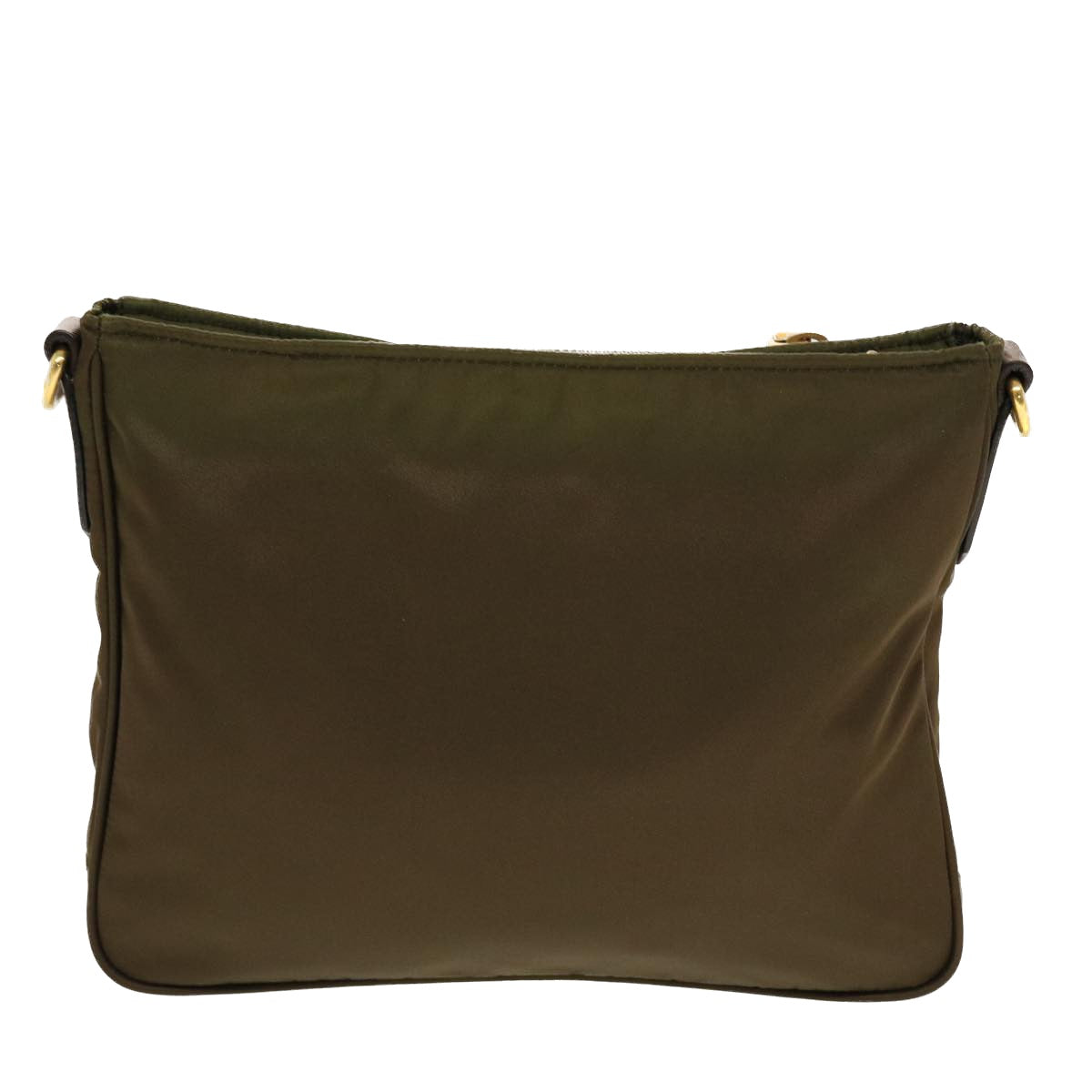 PRADA Shoulder Bag Nylon Khaki Auth bs5537 - 0