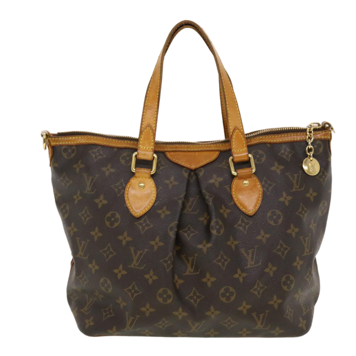 LOUIS VUITTON Monogram Palermo PM Tote Bag M40145 LV Auth bs5558 - 0