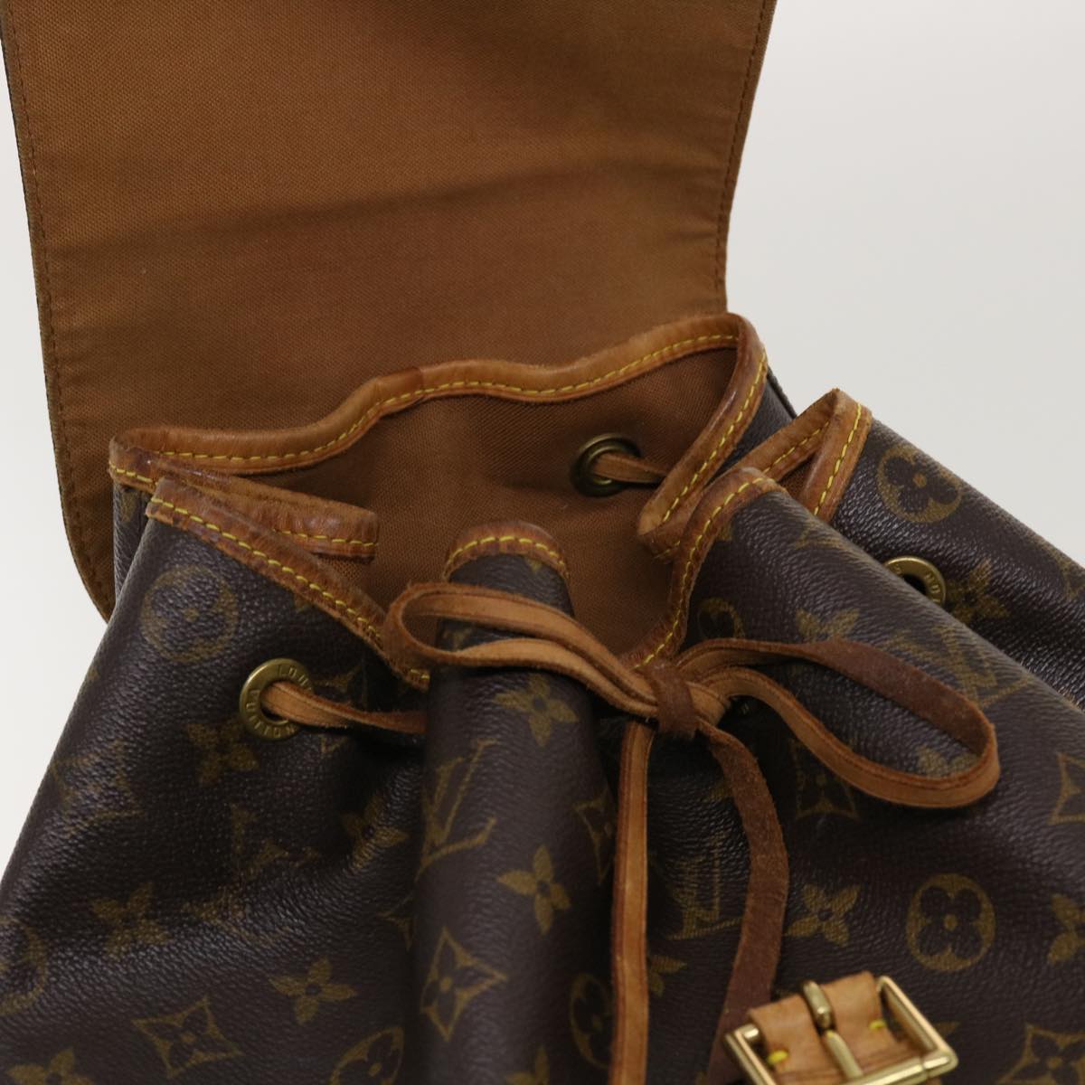 LOUIS VUITTON Monogram Montsouris GM Backpack M51135 LV Auth bs5561