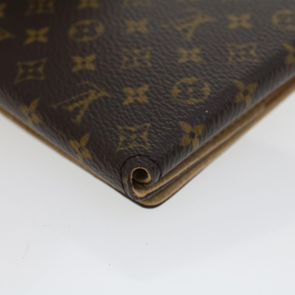 LOUIS VUITTON Monogram Jewelry Case Accessory Case LV Auth bs5615