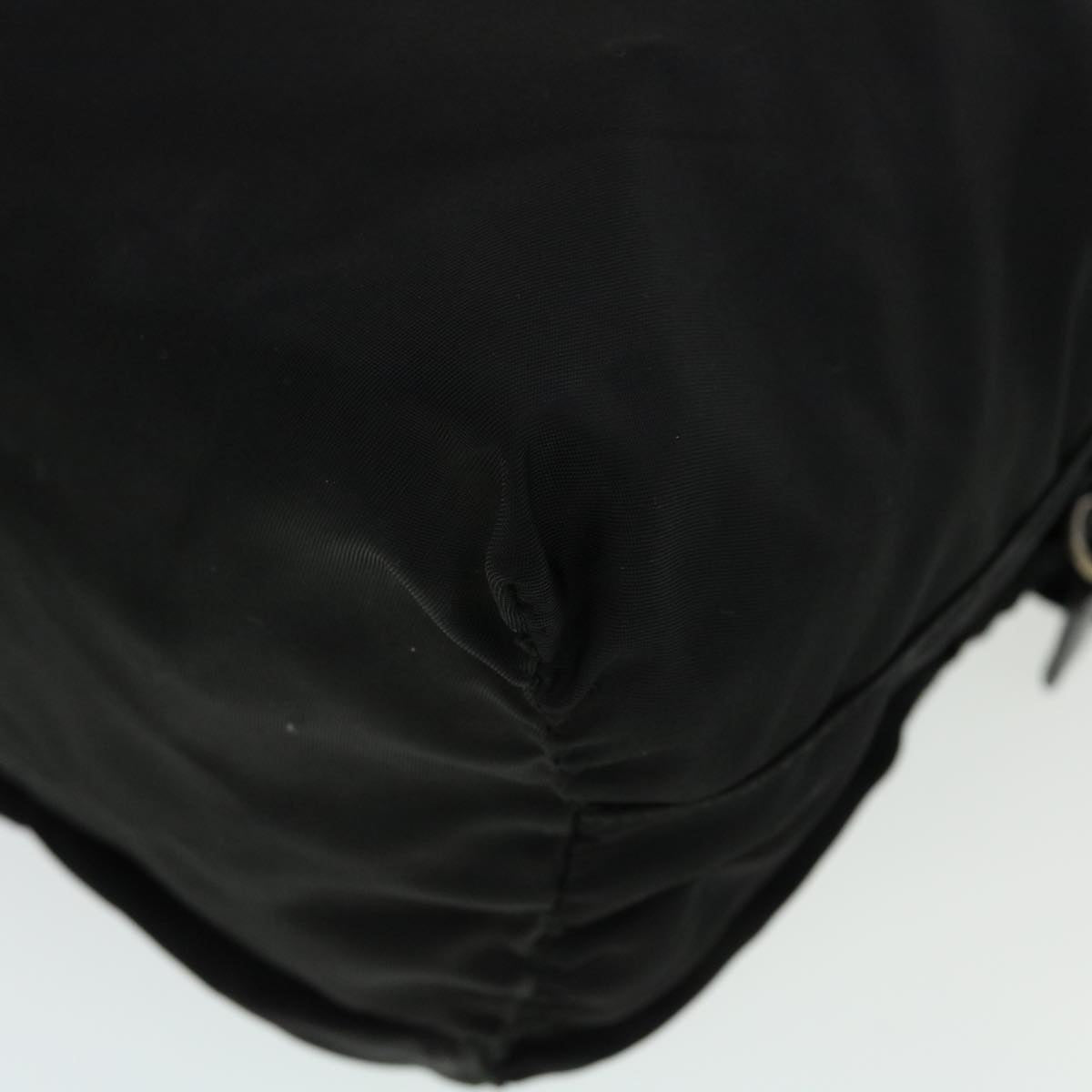 PRADA Shoulder Bag Nylon Black Auth bs5637