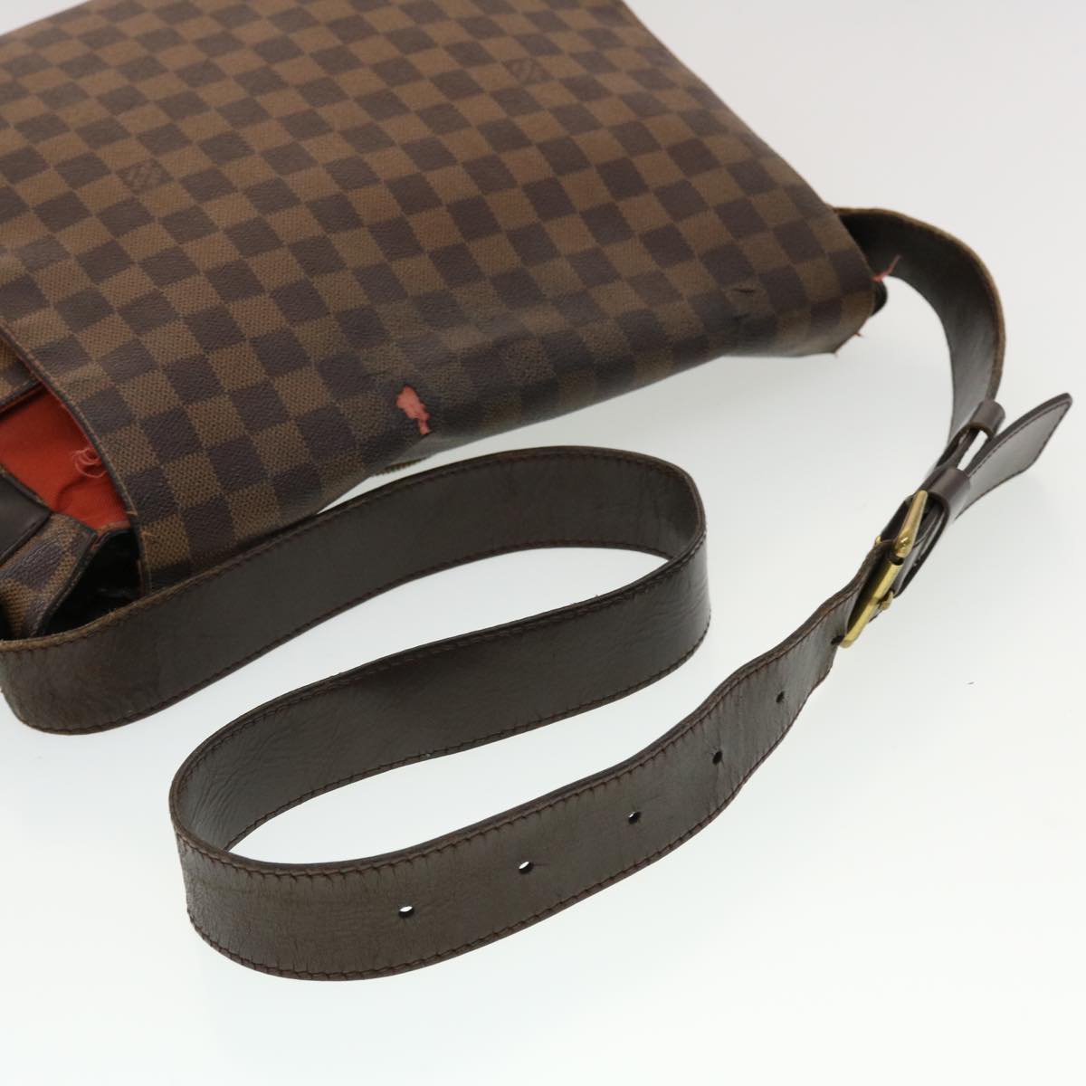 LOUIS VUITTON Damier Ebene Pastille Shoulder Bag N45258 LV Auth bs5649