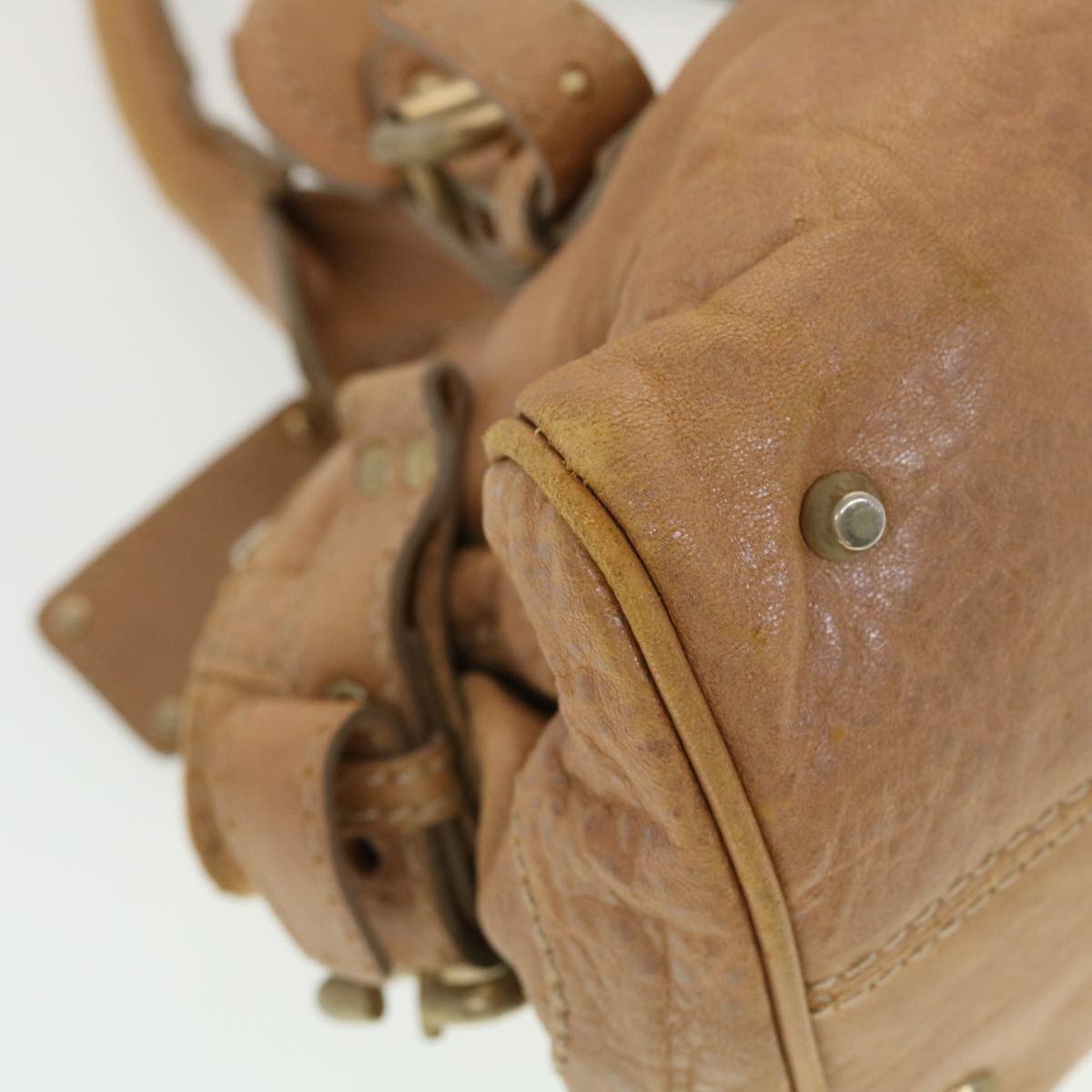 Chloe Paddington Hand Bag Leather Brown Auth bs5678