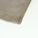 CHANEL Wall Hanging Pouch Suede Gray CC Auth bs5681-9
