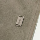 CHANEL Wall Hanging Pouch Suede Gray CC Auth bs5681-10