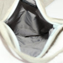 CHANEL Wall Hanging Pouch Suede Gray CC Auth bs5681-11