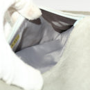 CHANEL Wall Hanging Pouch Suede Gray CC Auth bs5681-18