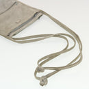 CHANEL Wall Hanging Pouch Suede Gray CC Auth bs5681-7