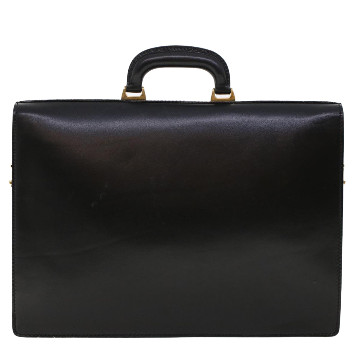 BALLY Business Bag Leather 2way Black Auth bs5682 - 0