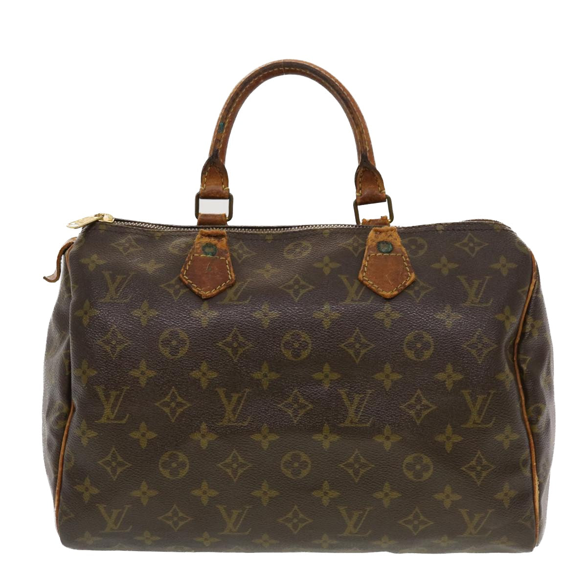 LOUIS VUITTON Monogram Speedy 30 Hand Bag M41526 LV Auth bs5688