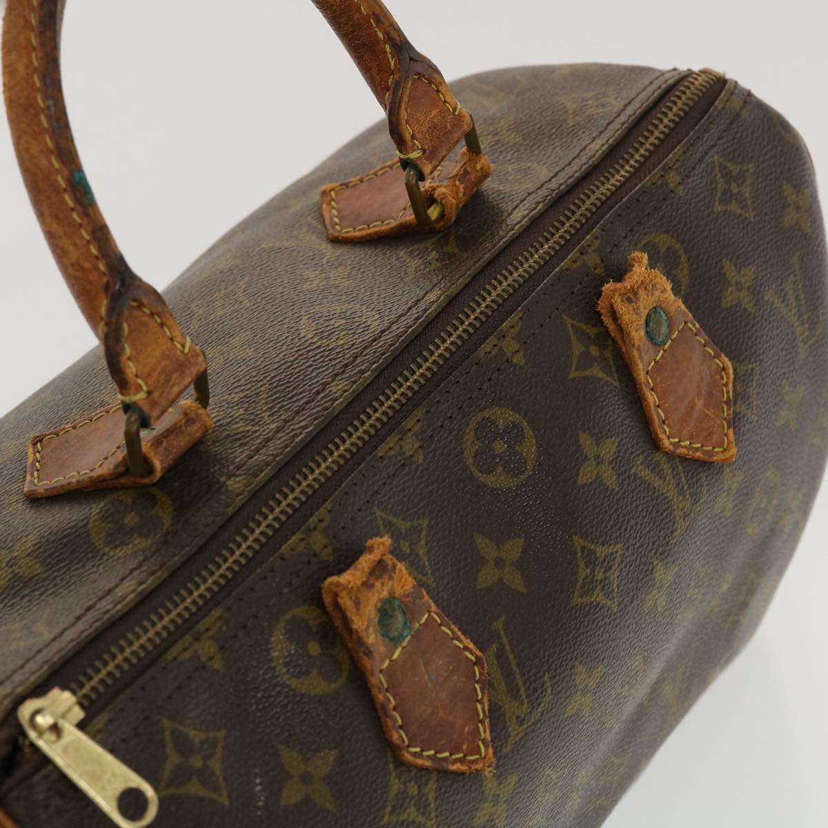 LOUIS VUITTON Monogram Speedy 30 Hand Bag M41526 LV Auth bs5688