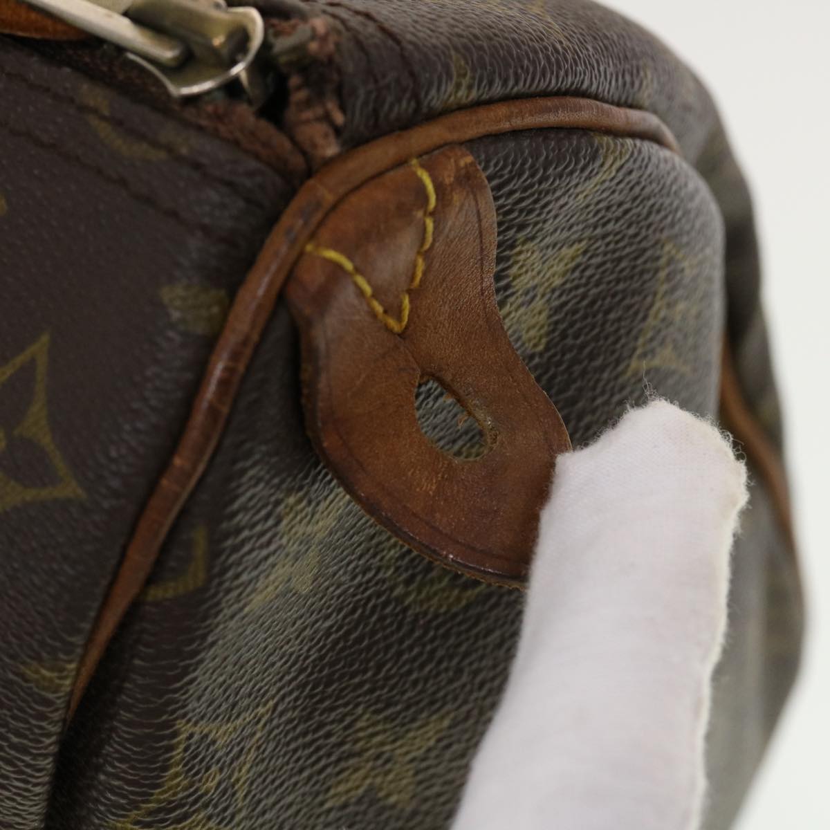 LOUIS VUITTON Monogram Speedy 35 Hand Bag M41524 LV Auth bs5731