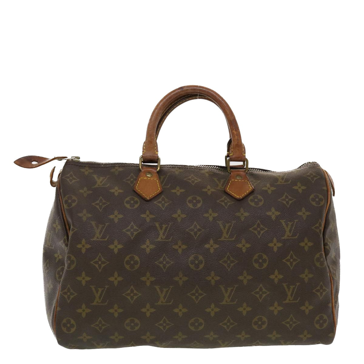 LOUIS VUITTON Monogram Speedy 35 Hand Bag M41524 LV Auth bs5731