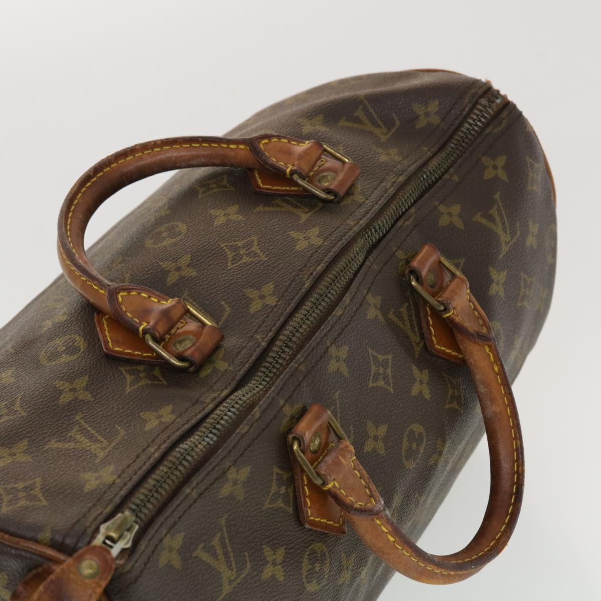 LOUIS VUITTON Monogram Speedy 35 Hand Bag M41524 LV Auth bs5731