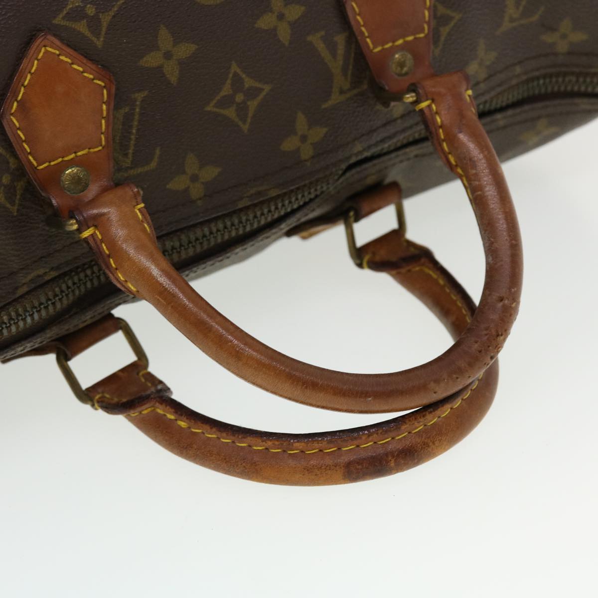 LOUIS VUITTON Monogram Speedy 35 Hand Bag M41524 LV Auth bs5731