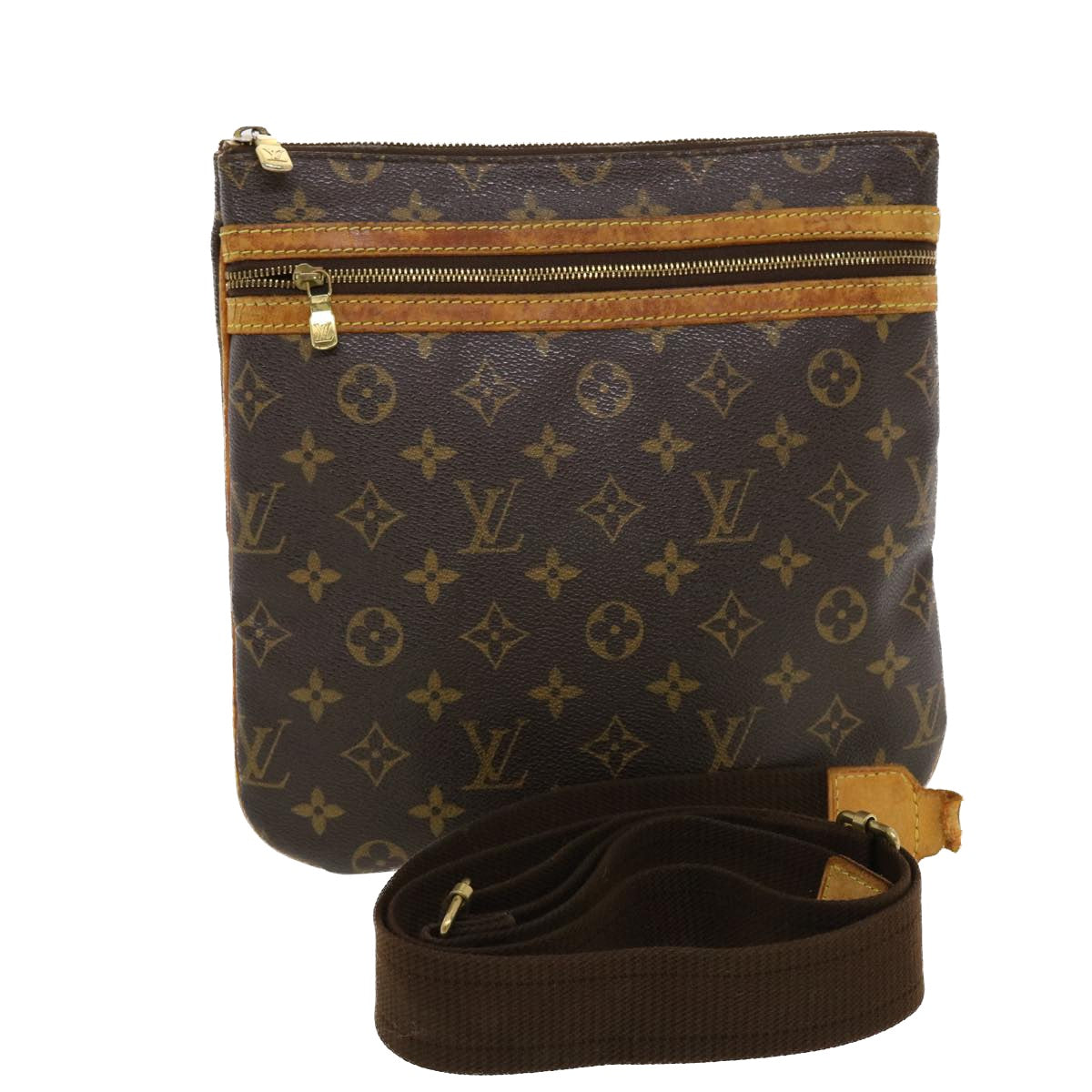 LOUIS VUITTON Monogram Pochette Bosphore Shoulder Bag M40044 LV Auth bs5753