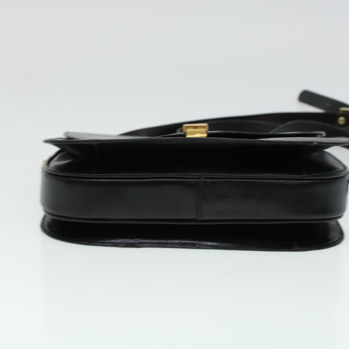 BALLY Shoulder Bag Leather 2Set Black Brown Auth bs5758