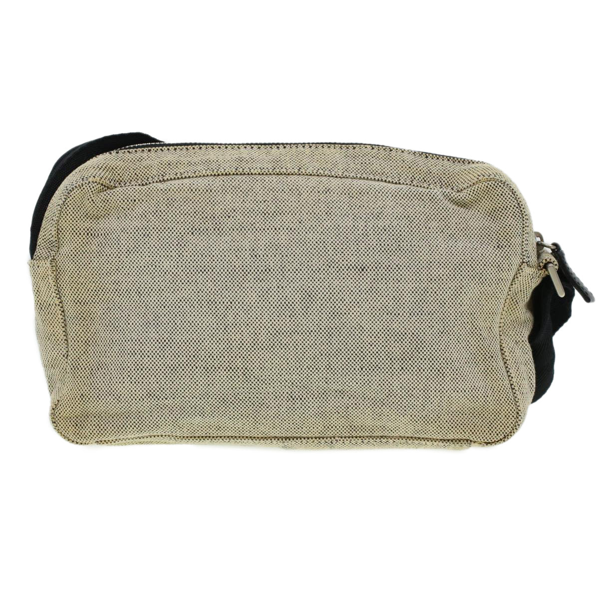 PRADA PRADA Sports Shoulder Bag Canvas Beige Auth bs5770 - 0