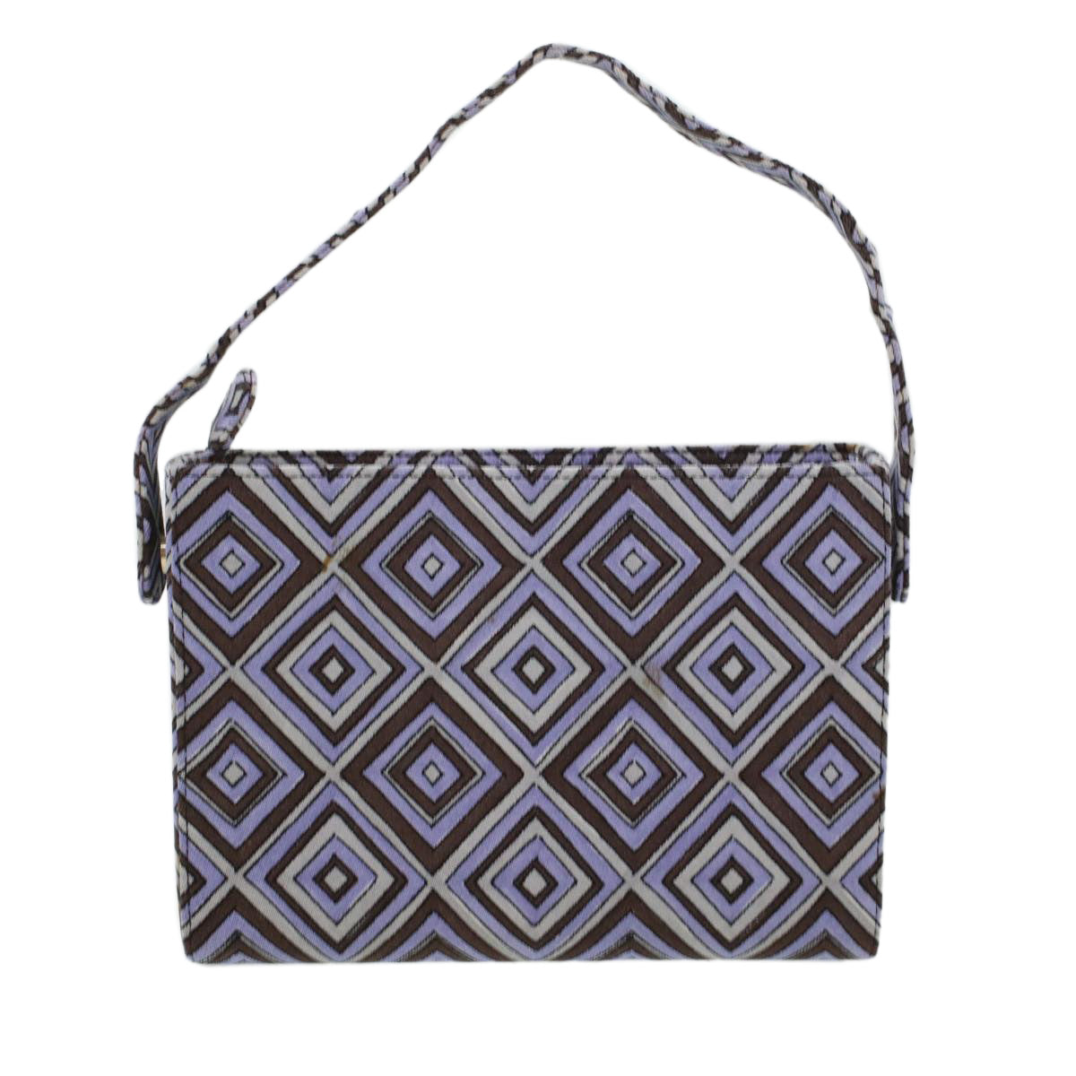 PRADA Shoulder Bag Canvas Purple Auth bs5783 - 0