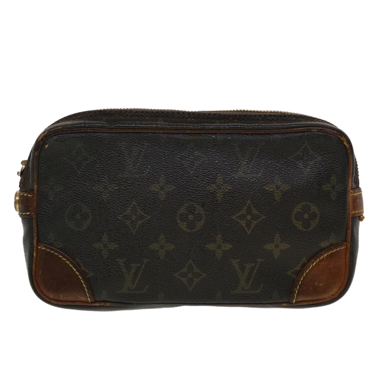 LOUIS VUITTON Monogram Marly Dragonne PM Clutch Bag M51827 LV Auth bs5793