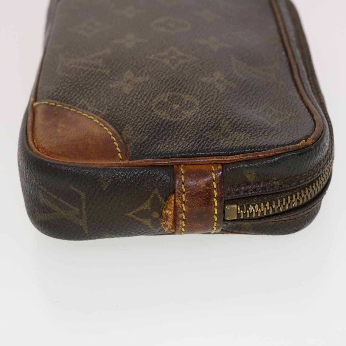 LOUIS VUITTON Monogram Marly Dragonne PM Clutch Bag M51827 LV Auth bs5793