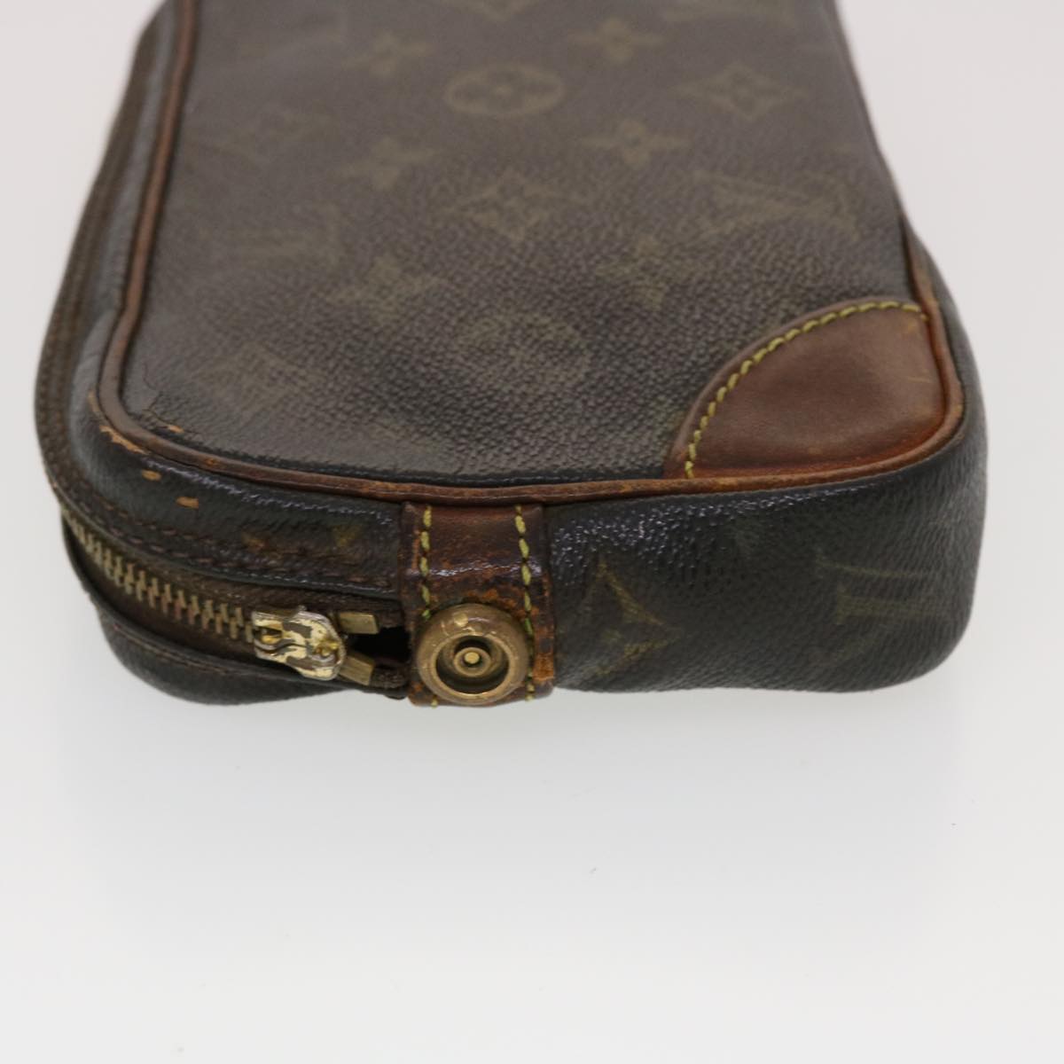 LOUIS VUITTON Monogram Marly Dragonne PM Clutch Bag M51827 LV Auth bs5793