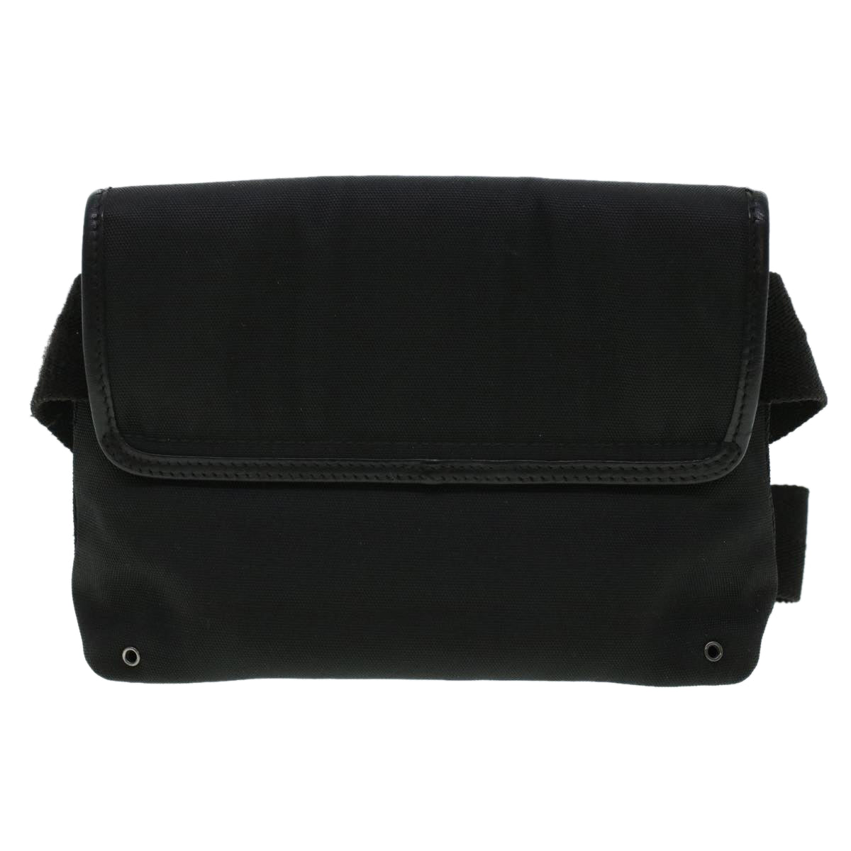 GUCCI Waist Bag Canvas Black 92543 Auth bs5795 - 0