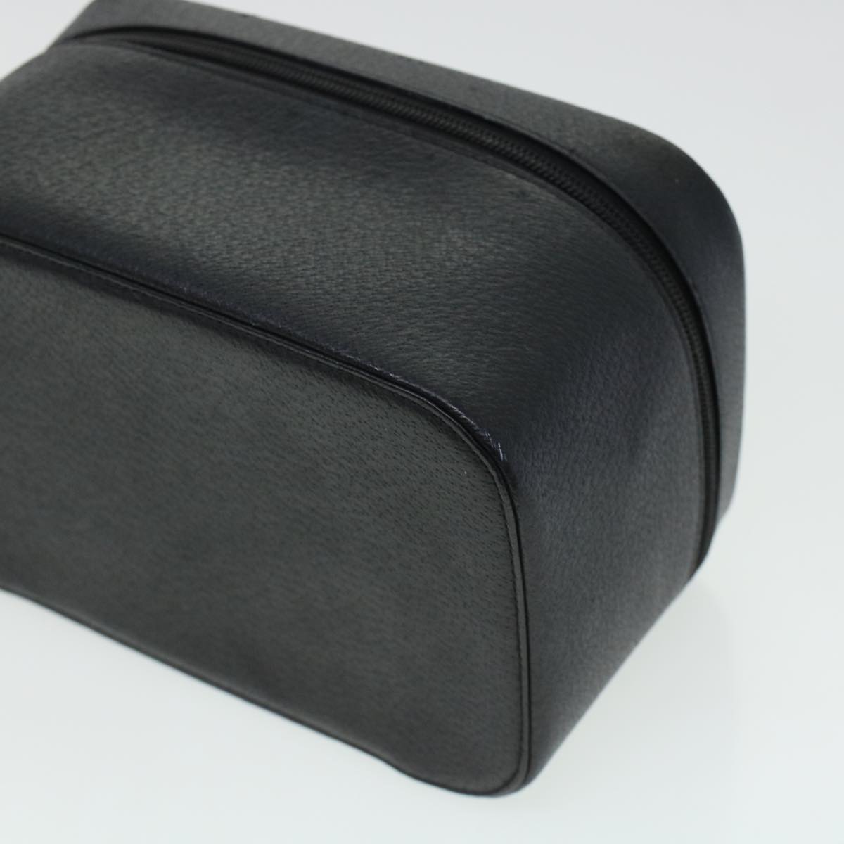 GUCCI Vanity Cosmetic Pouch Leather Black 039.1705.0710 Auth bs5804