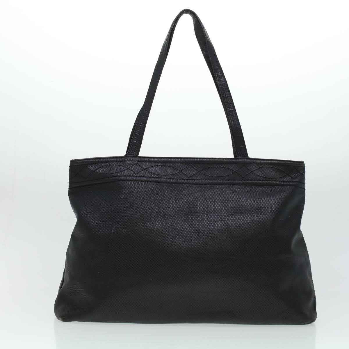 BOTTEGAVENETA Shoulder Hand Bag Leather 2Set Black Auth bs5812 - 0