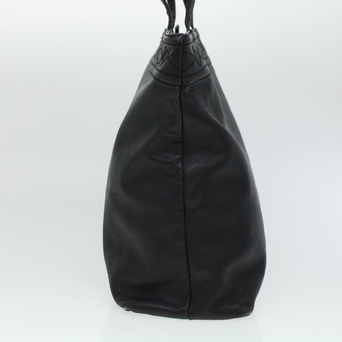BOTTEGAVENETA Shoulder Hand Bag Leather 2Set Black Auth bs5812