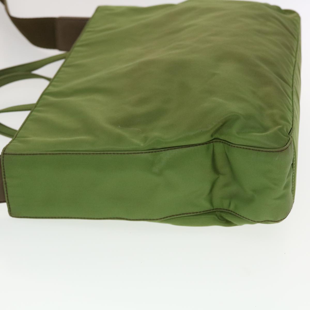 PRADA Shoulder Bag Nylon 2way Khaki Auth bs5816