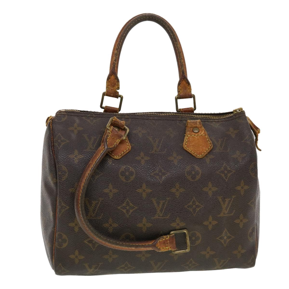 LOUIS VUITTON Monogram Speedy 25 Hand Bag M41528 LV Auth bs5826