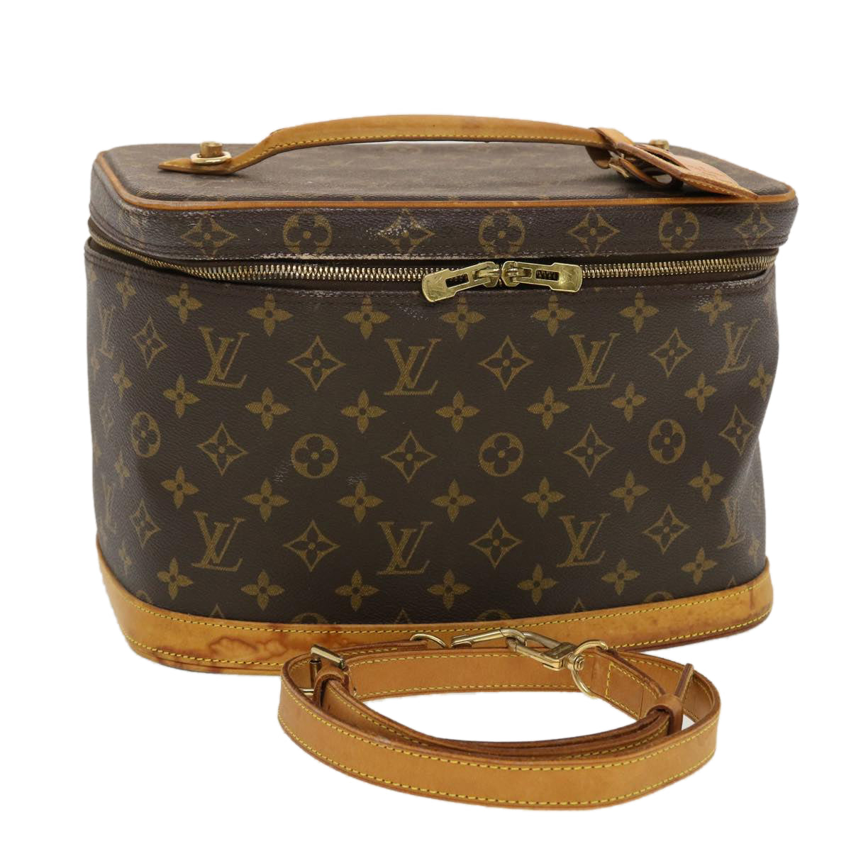 LOUIS VUITTON Monogram Nice Hand Bag 2way M47280 LV Auth bs5841