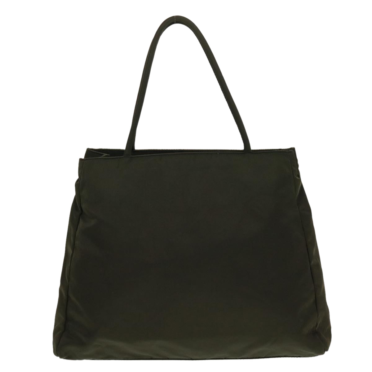 PRADA Tote Bag Nylon Khaki Auth bs5843 - 0