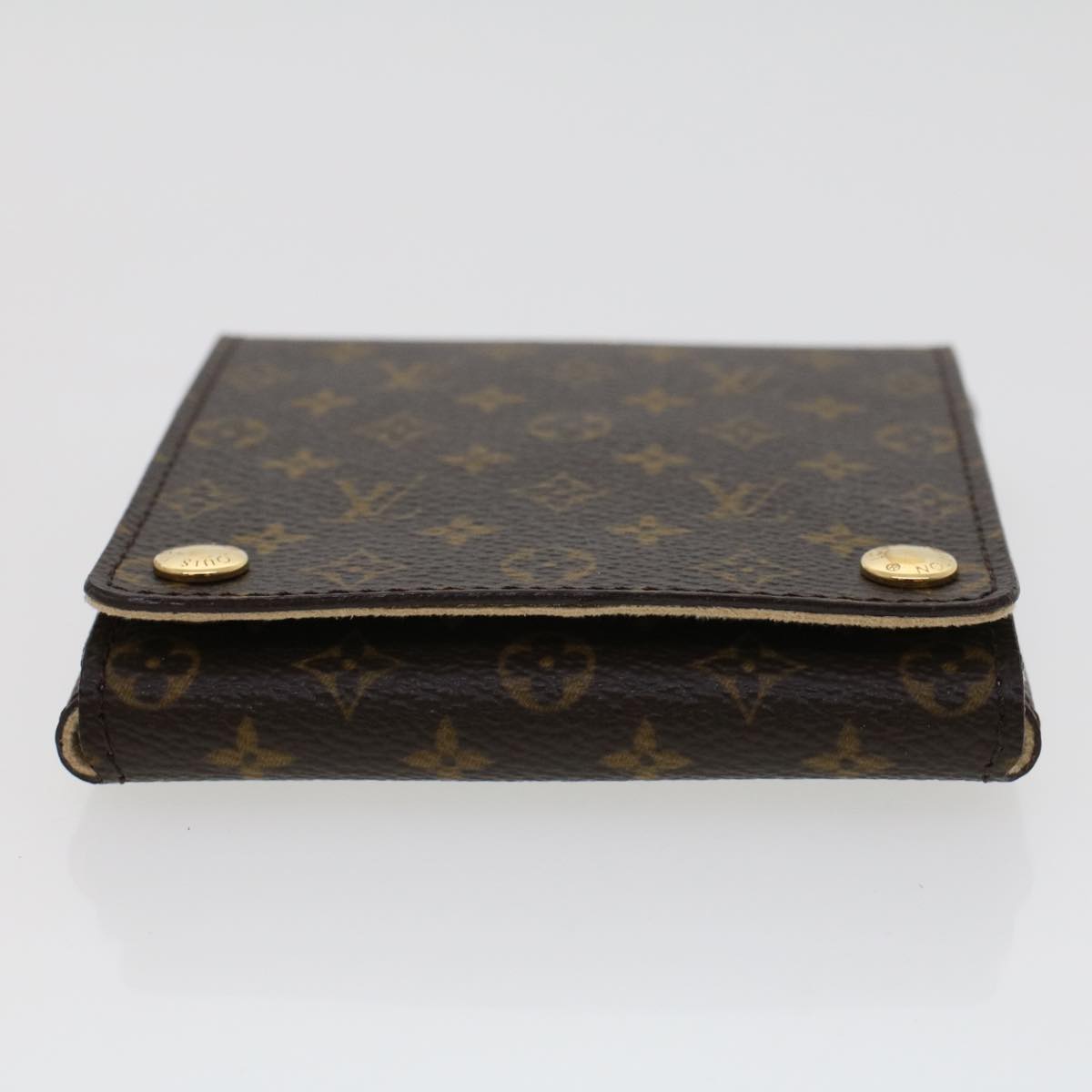 LOUIS VUITTON Monogram Jewelry Case Accessory Case LV Auth bs5897