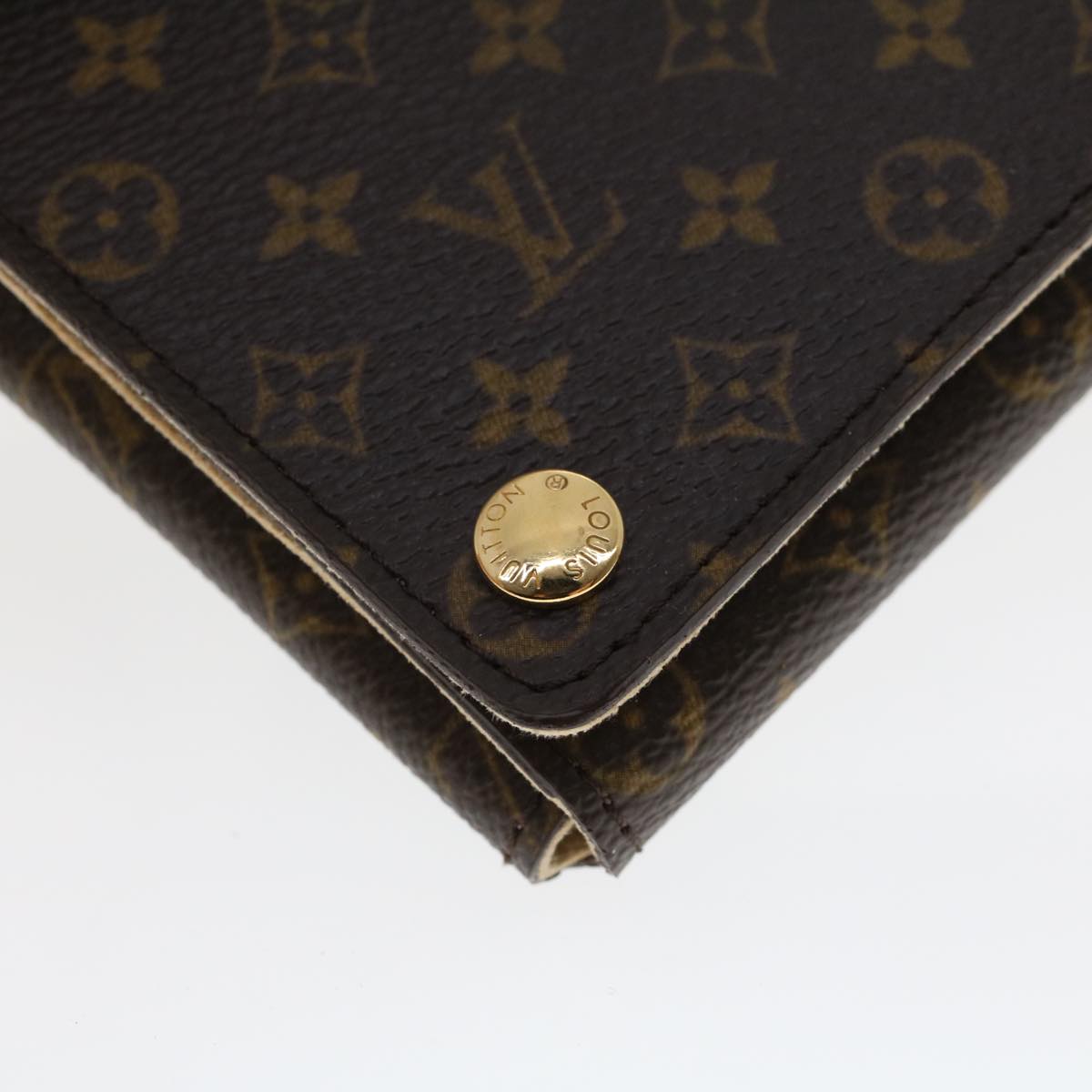 LOUIS VUITTON Monogram Jewelry Case Accessory Case LV Auth bs5897