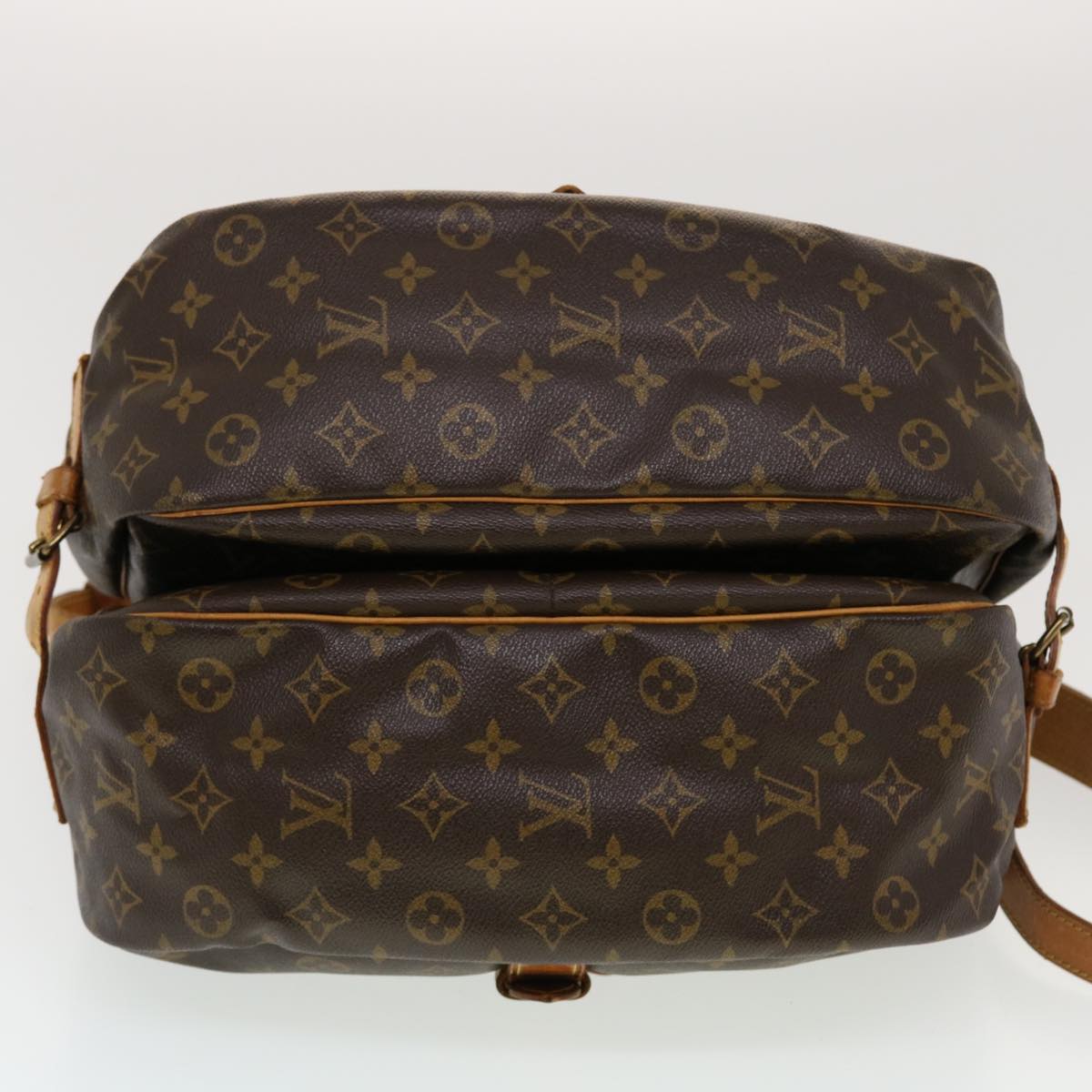 LOUIS VUITTON Monogram Saumur 35 Shoulder Bag M42254 LV Auth bs5936