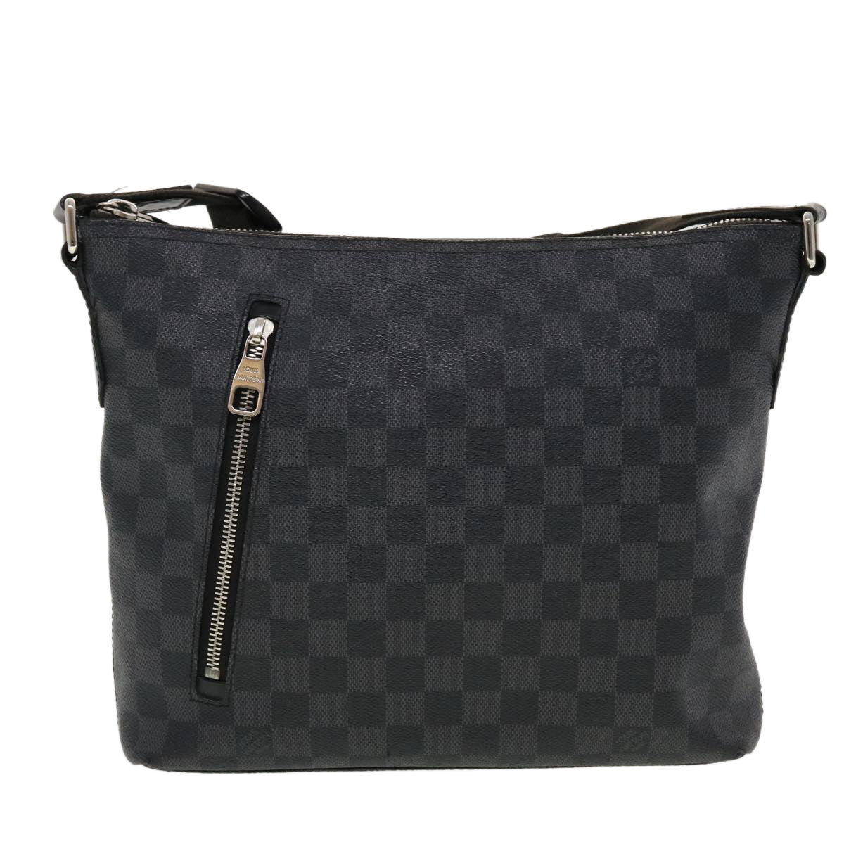 LOUIS VUITTON Damier Graphite Mick MM Shoulder Bag N41106 LV Auth bs5938