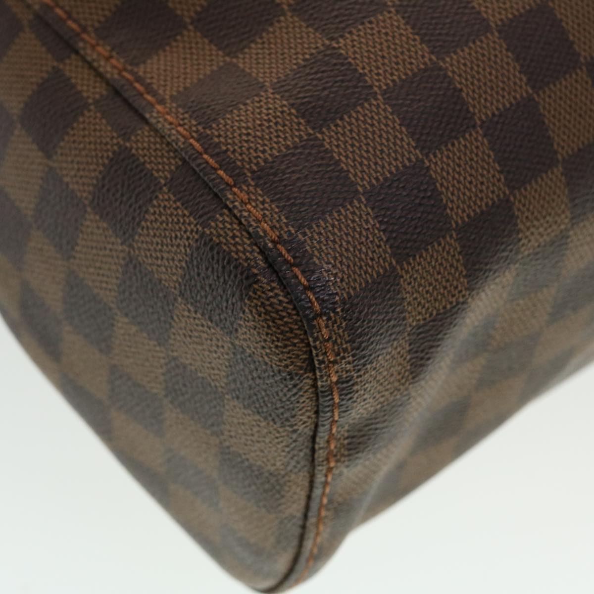 LOUIS VUITTON Damier Ebene Porto Bellow GM Shoulder Bag N41185 LV Auth bs5944