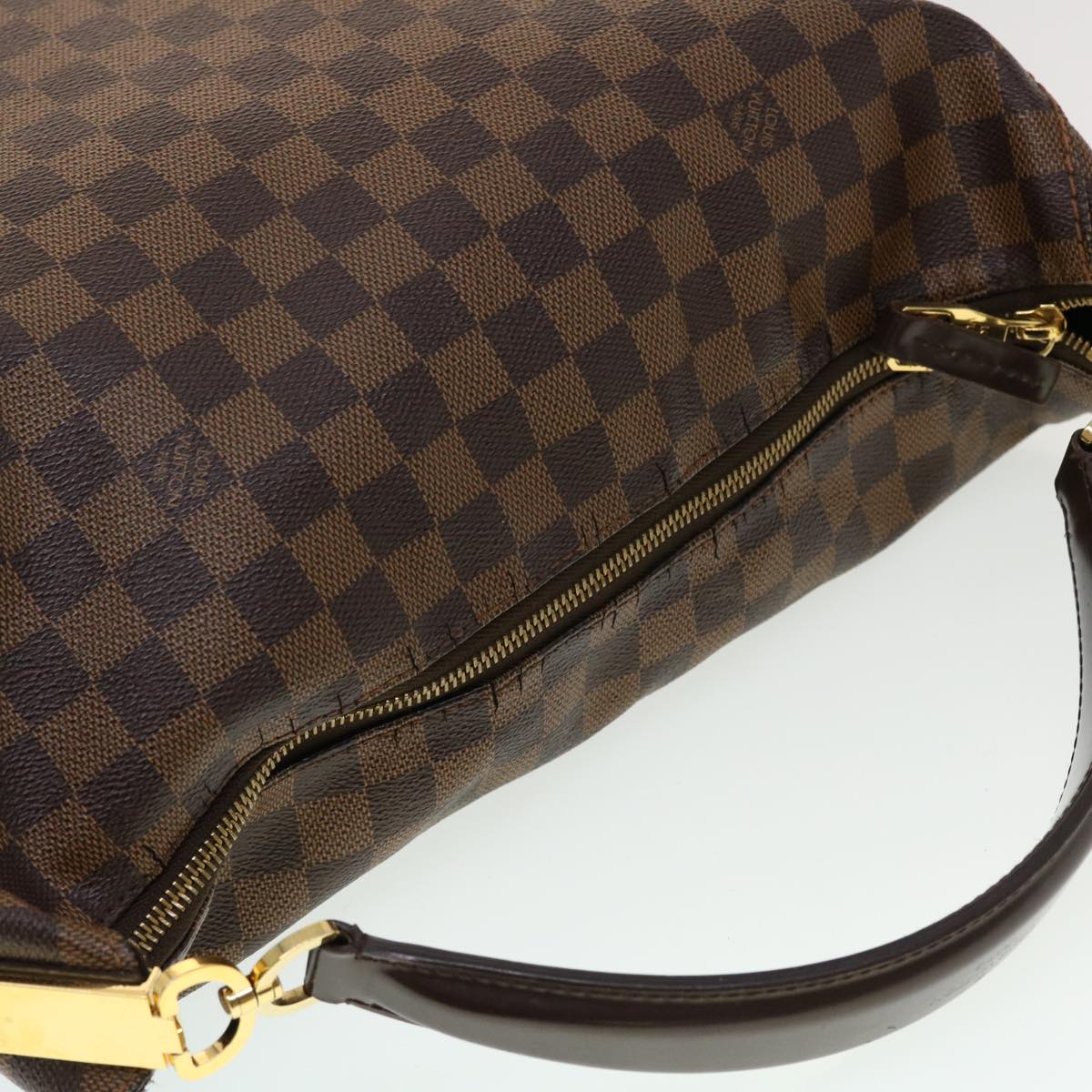 LOUIS VUITTON Damier Ebene Porto Bellow GM Shoulder Bag N41185 LV Auth bs5944