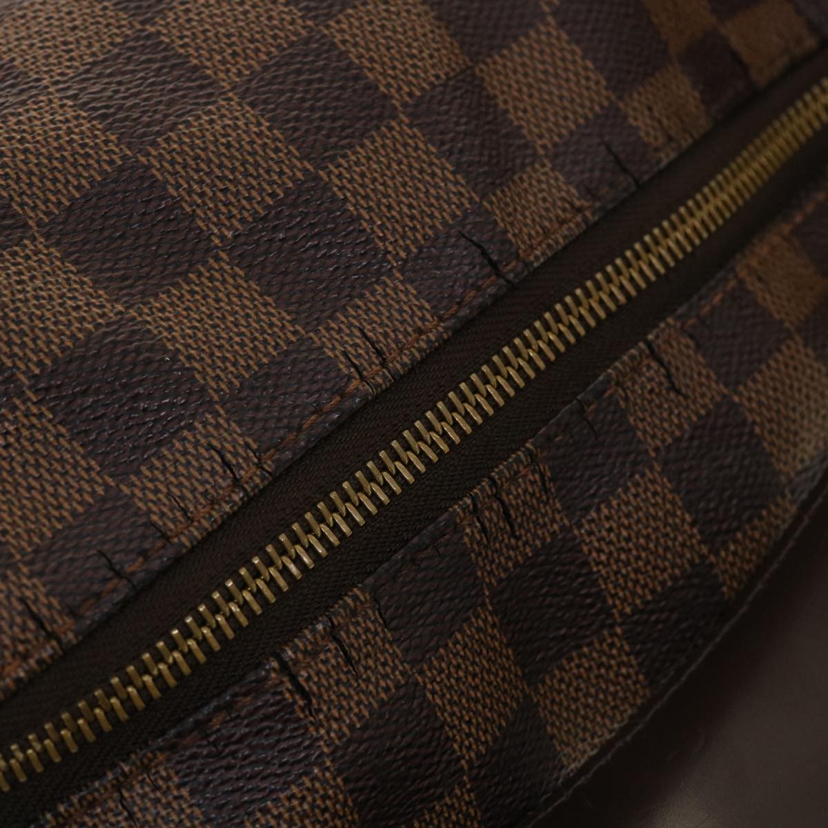 LOUIS VUITTON Damier Ebene Porto Bellow GM Shoulder Bag N41185 LV Auth bs5944