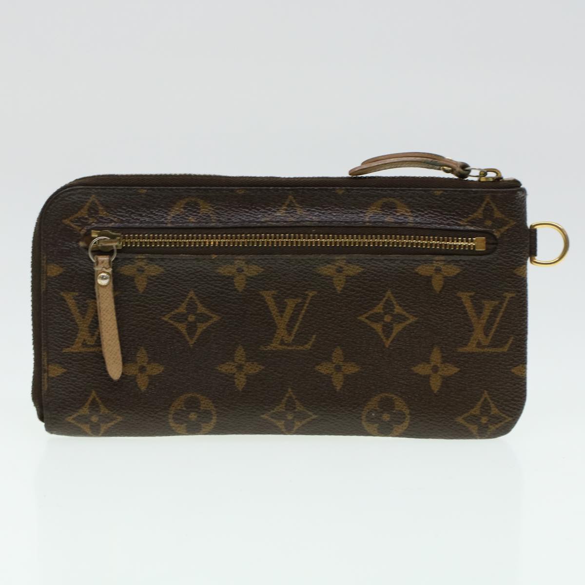 LOUIS VUITTON Monogram Long Wallet 2Set LV Auth bs5965