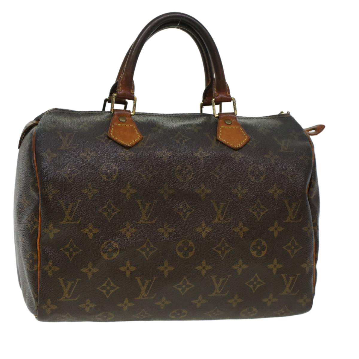 LOUIS VUITTON Monogram Speedy 30 Hand Bag M41526 LV Auth bs6001