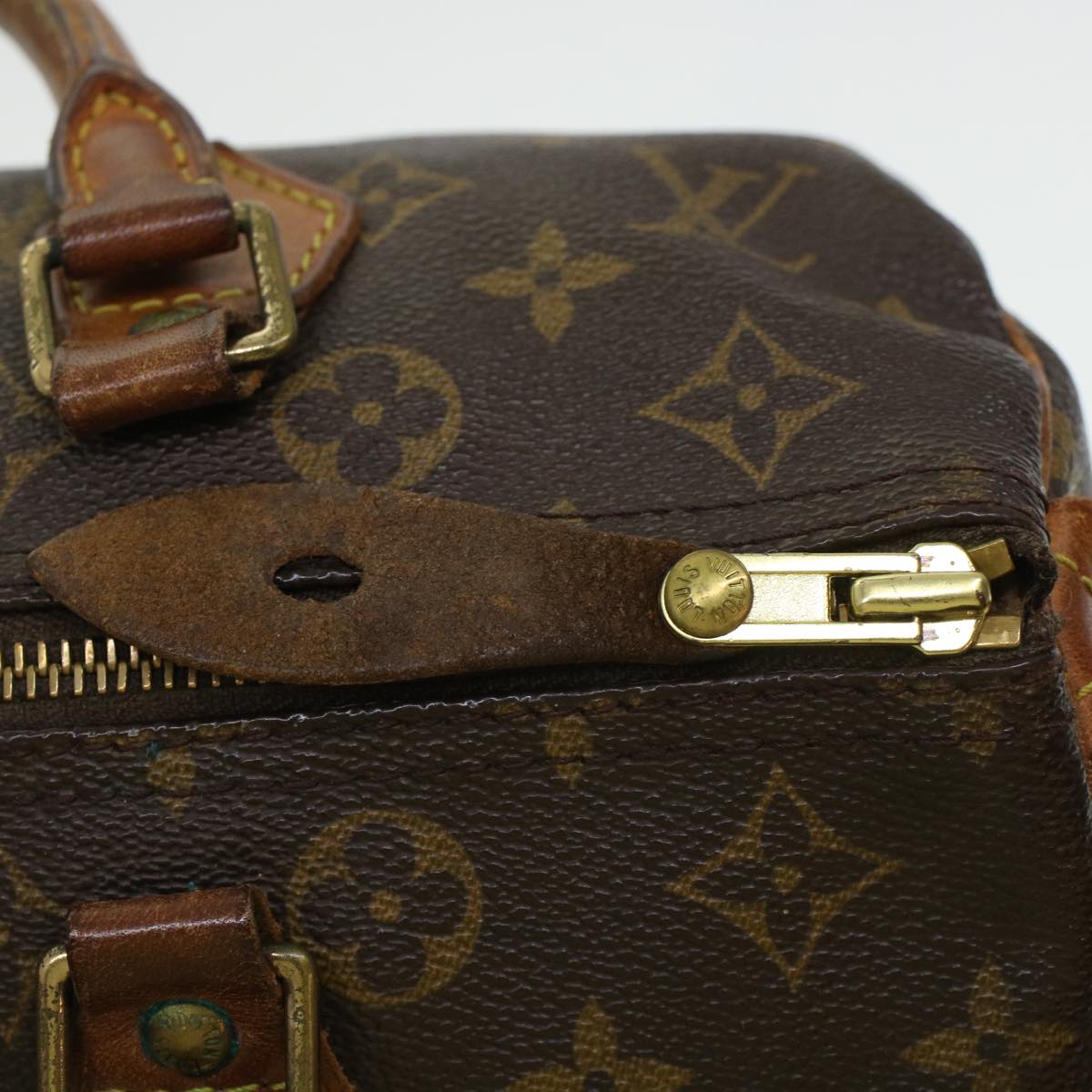 LOUIS VUITTON Monogram Speedy 30 Hand Bag M41526 LV Auth bs6003