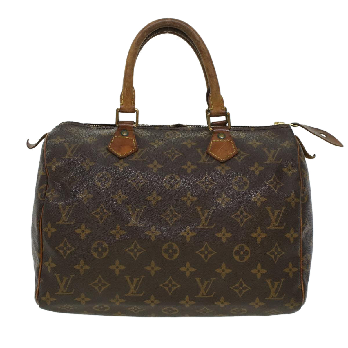 LOUIS VUITTON Monogram Speedy 30 Hand Bag M41526 LV Auth bs6003