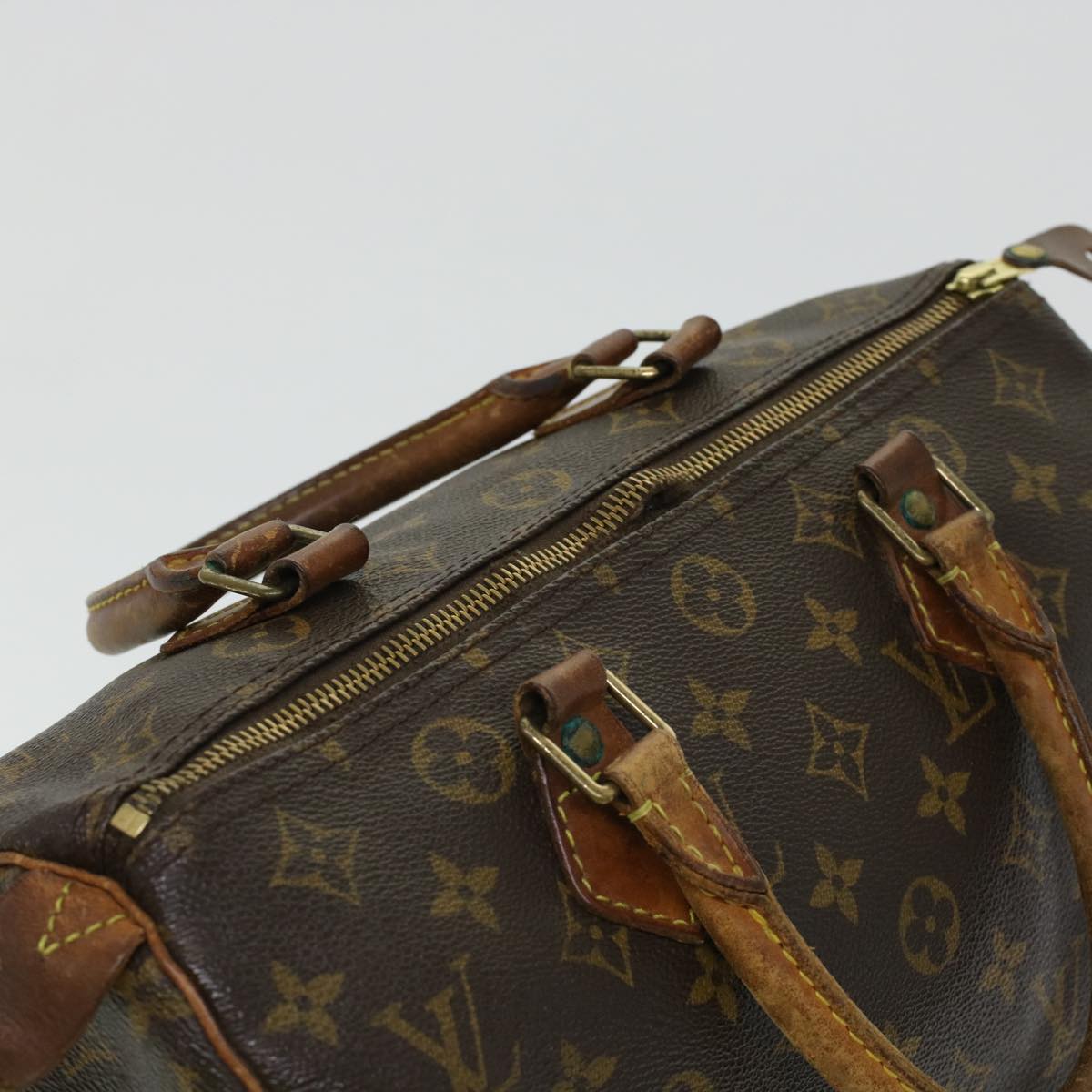 LOUIS VUITTON Monogram Speedy 30 Hand Bag M41526 LV Auth bs6003