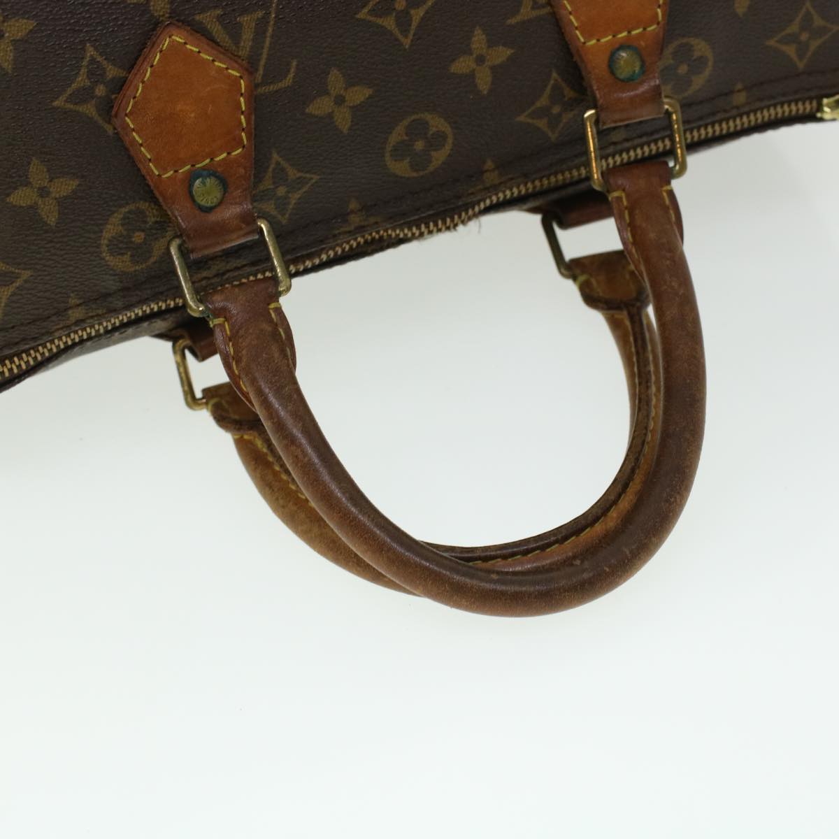 LOUIS VUITTON Monogram Speedy 30 Hand Bag M41526 LV Auth bs6003