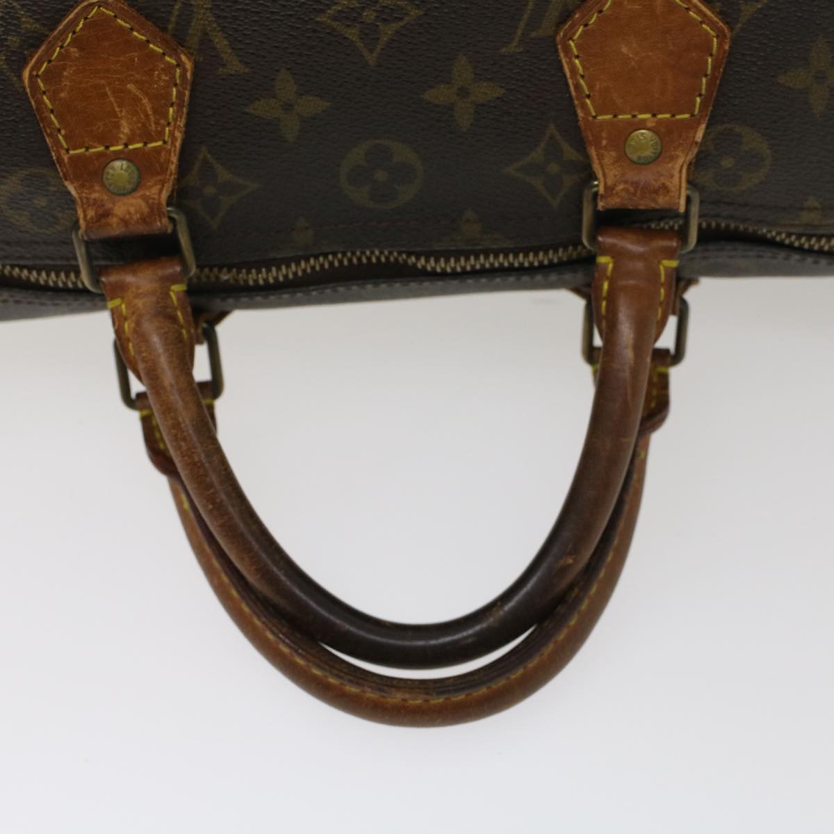 LOUIS VUITTON Monogram Speedy 30 Hand Bag M41526 LV Auth bs6025